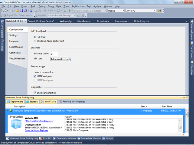 OakLeaf Systems: Republished My Live Azure Table Storage Paging Demo ...